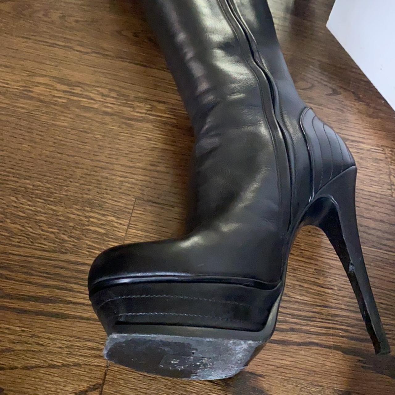 Ysl hot sale tribute boots