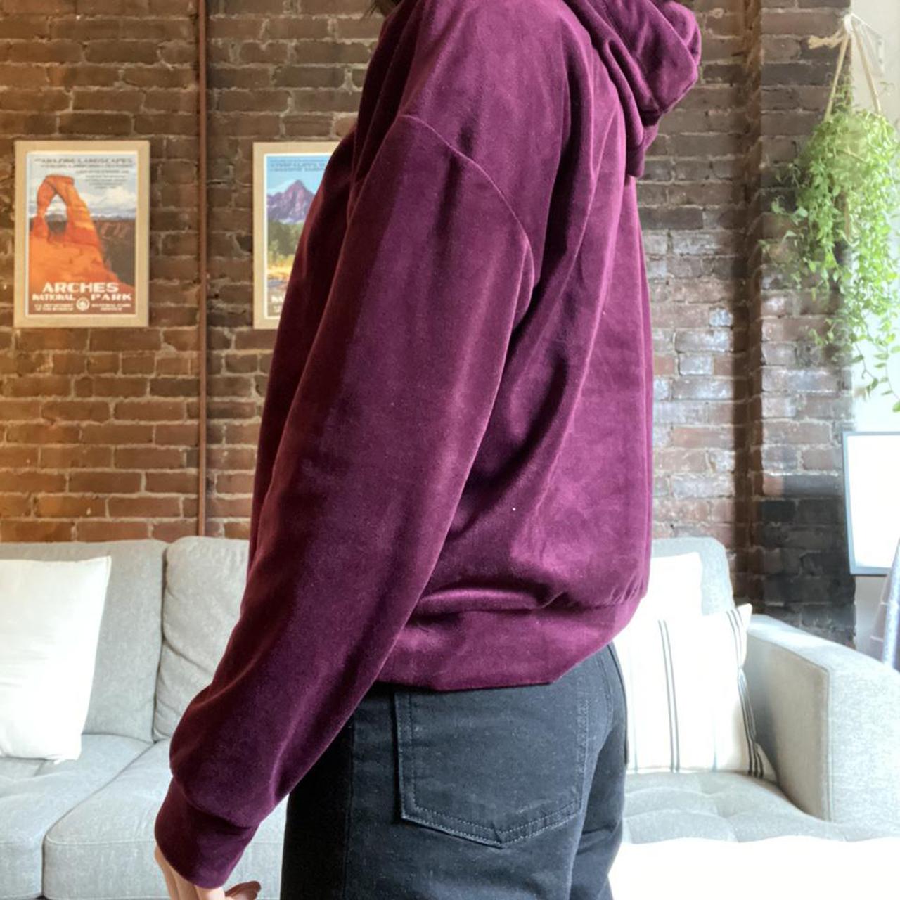 Product Image 2 - Cool mauve velvet hoodie from