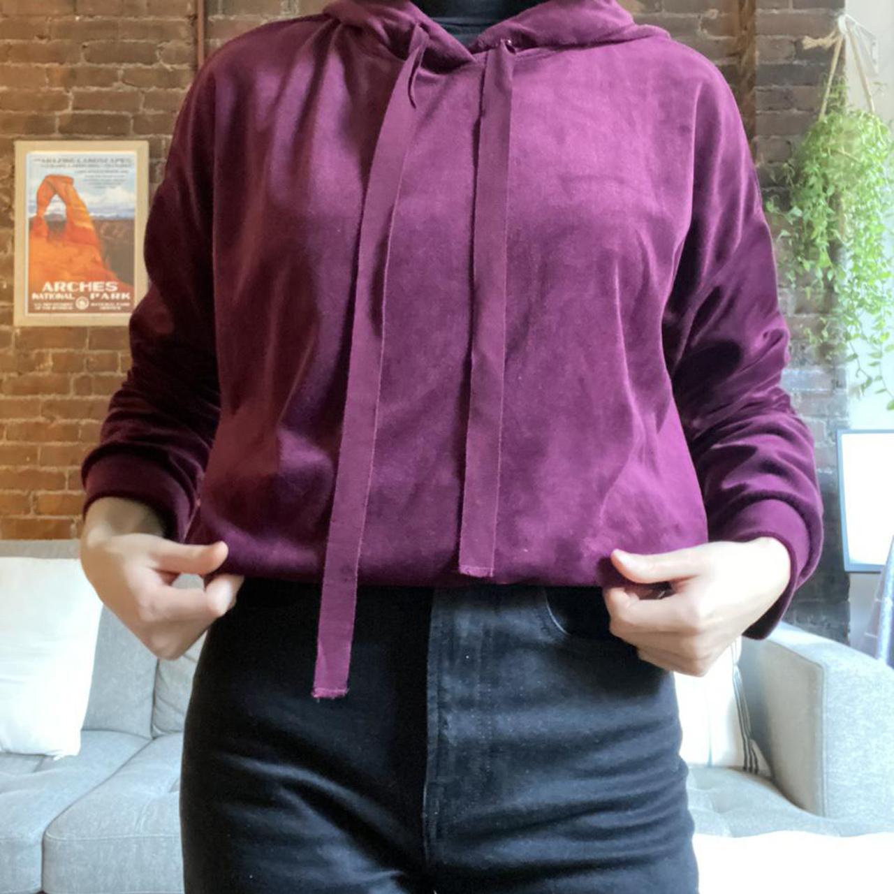 Product Image 3 - Cool mauve velvet hoodie from