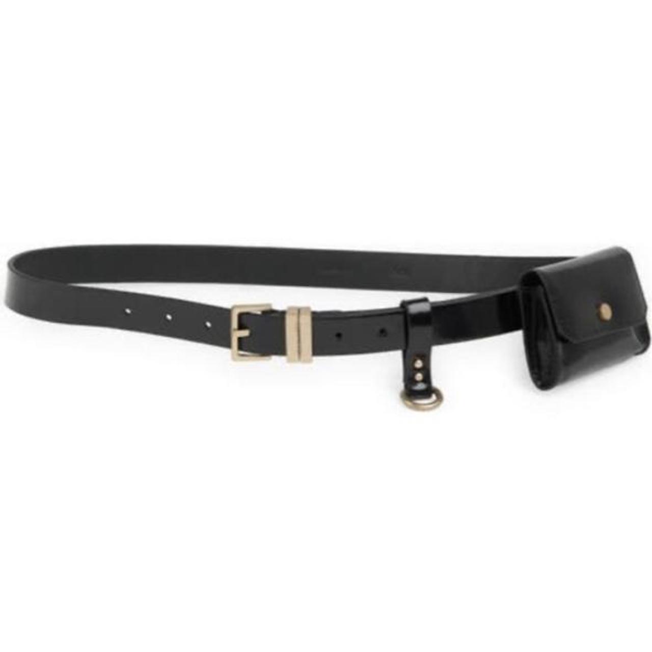 Allsaints Utility Leather Belt Bag Fanny Pack in... Depop