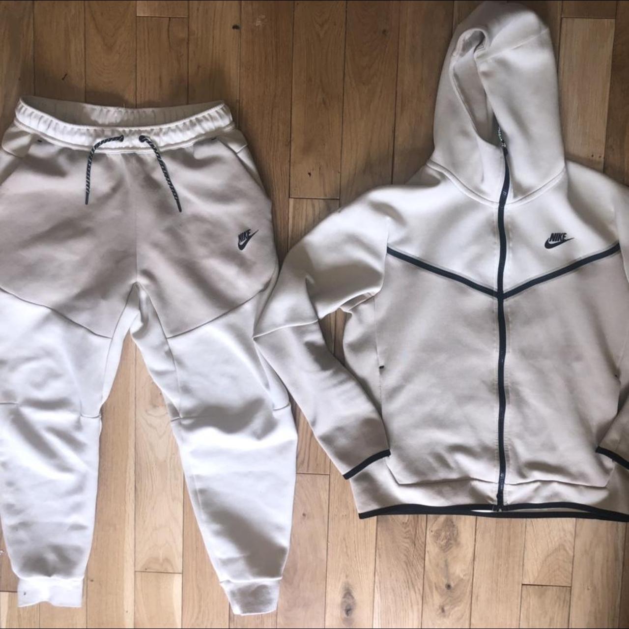 Sand/Beige Nike Tech Fleece Size Medium Barely Worn.... - Depop