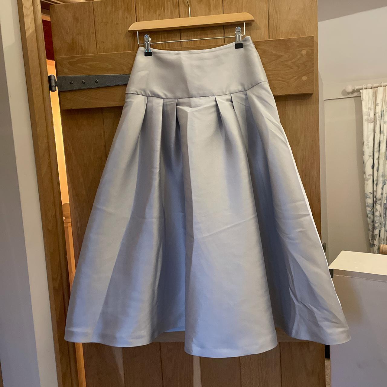 Coast silver pleated skirt hotsell