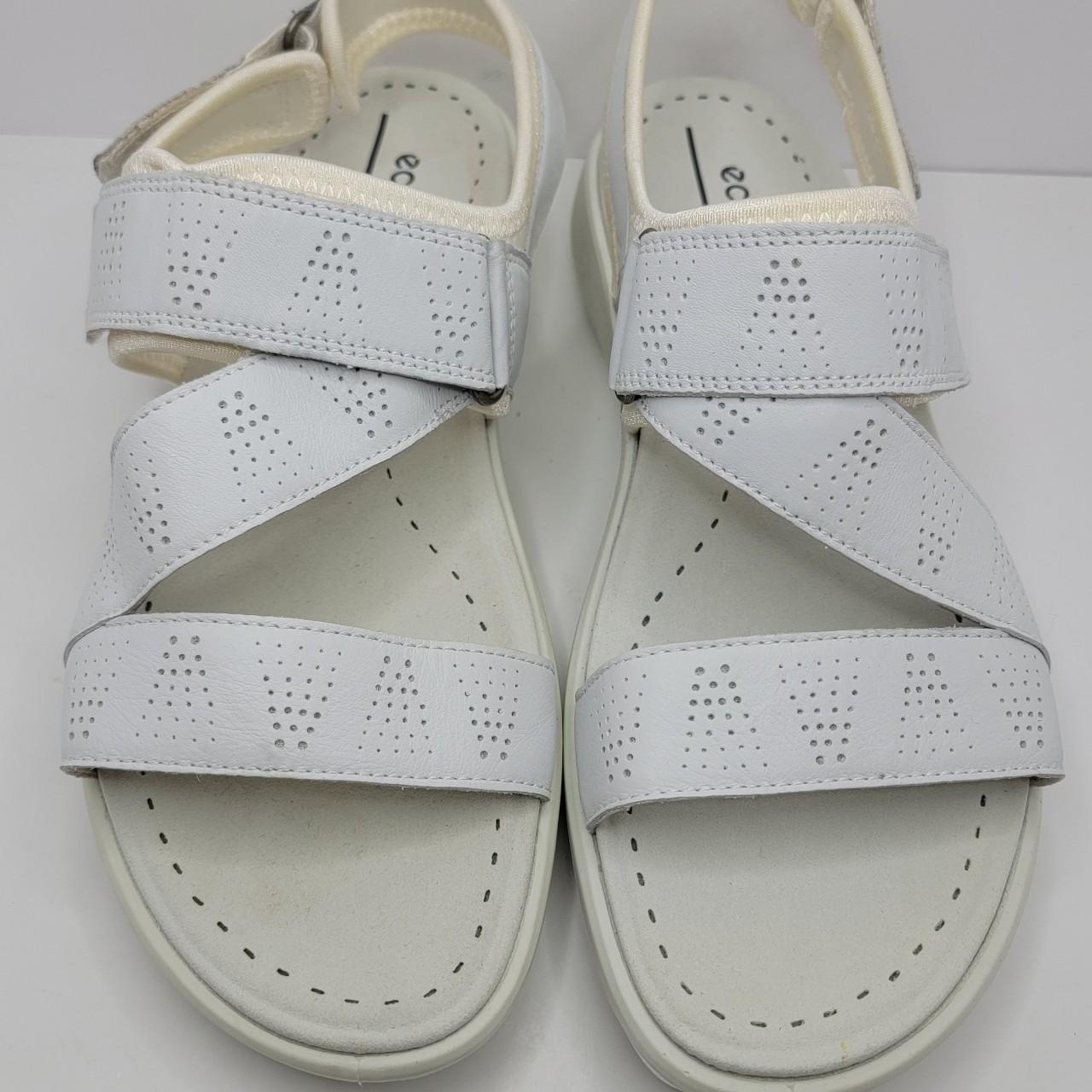 ecco white sandals