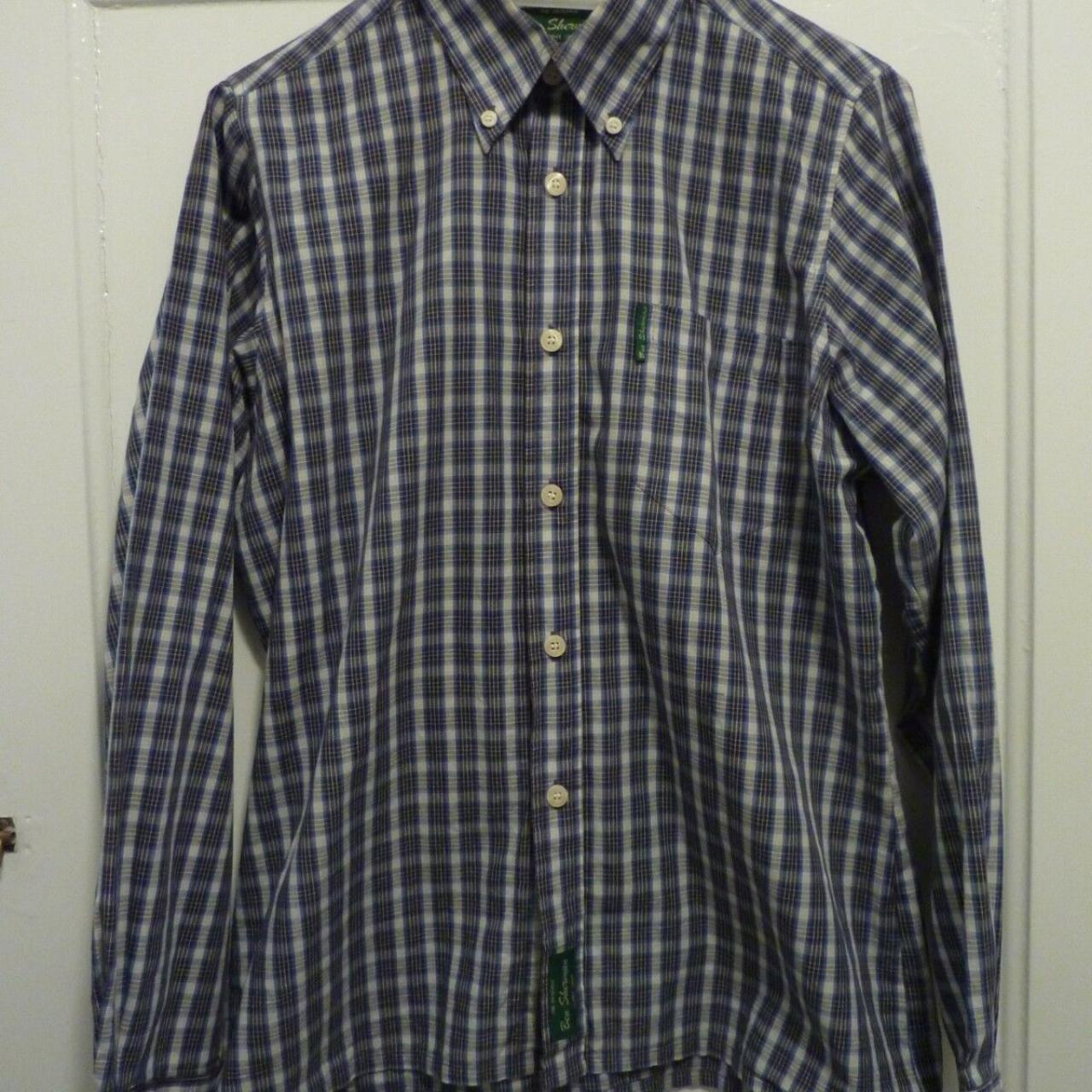 BEN SHERMAN men's shirt size: M vintage early 90s... - Depop