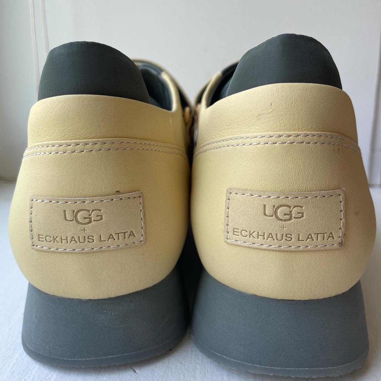Eckhaus Latta Men's Cream and Grey Trainers (3)