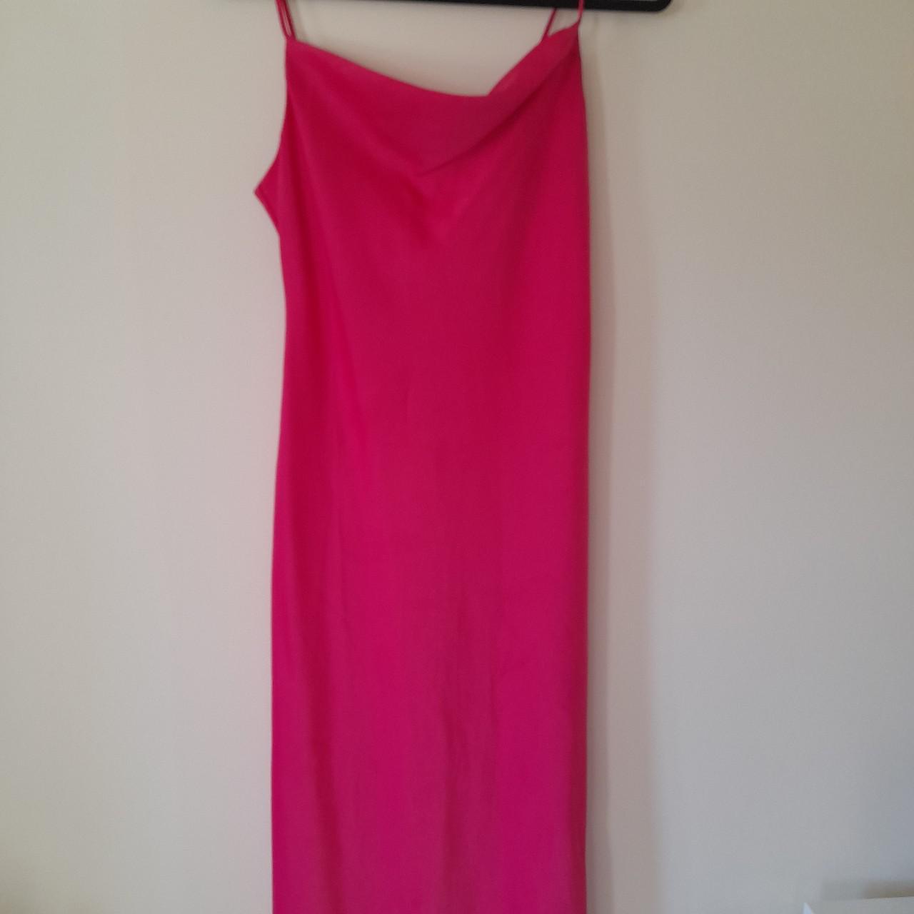 Urban outfitters pink strappy midi dress dress... Depop