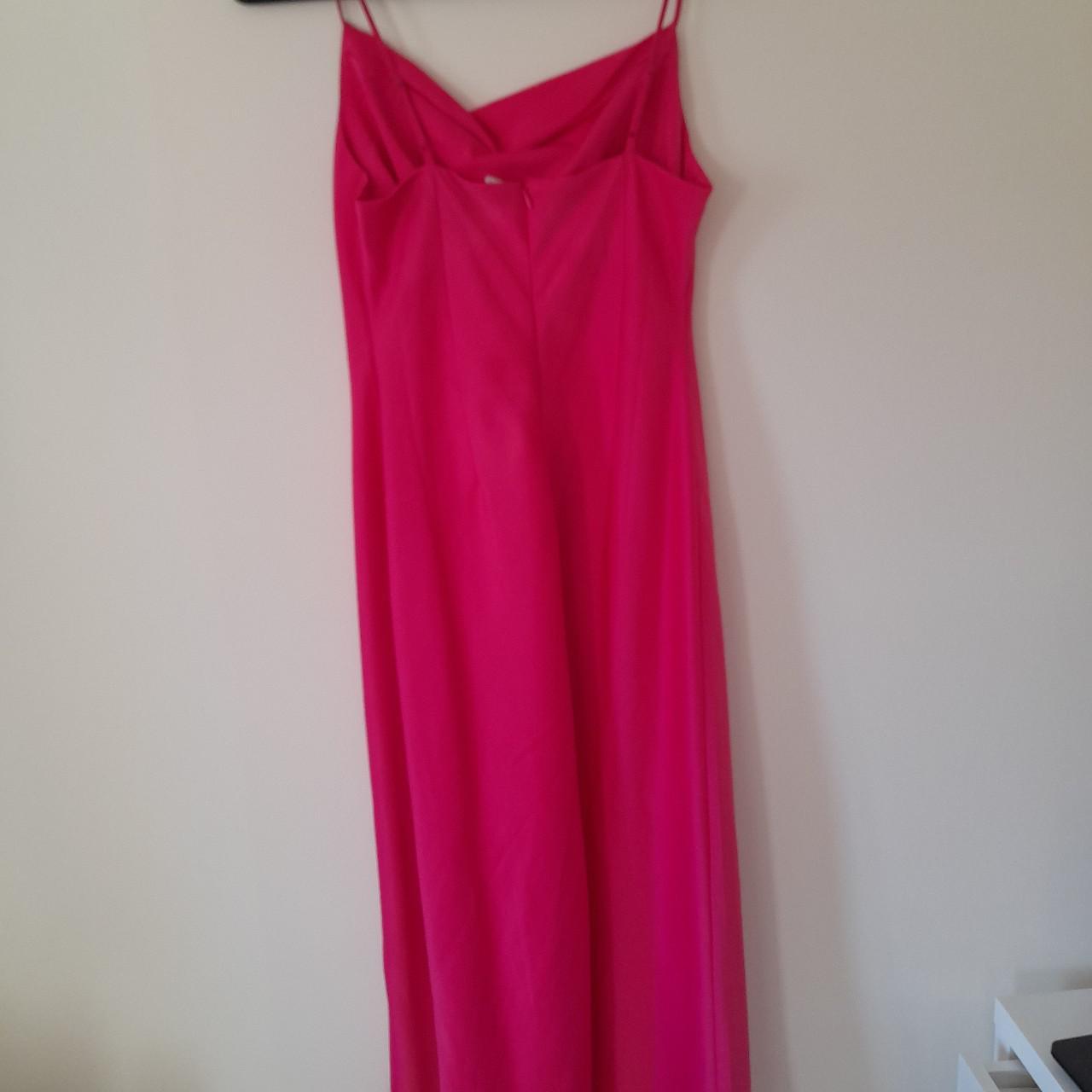 Urban outfitters pink strappy midi dress #dress... - Depop