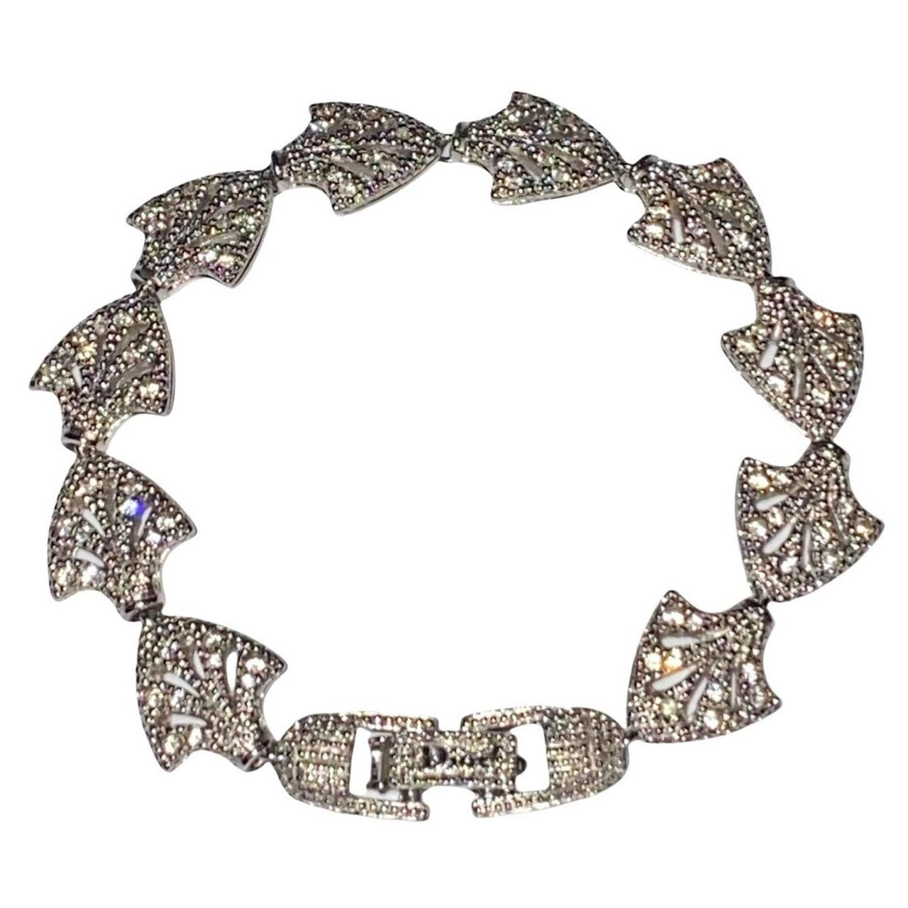 Christian Dior Women's Silver Jewellery Depop