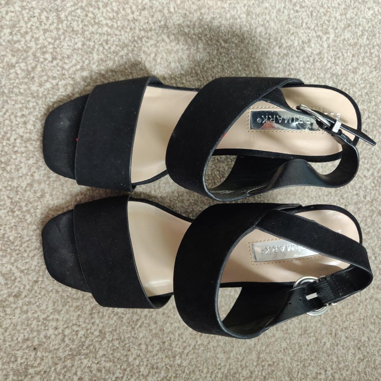 Primark Women's Black and Silver Courts | Depop