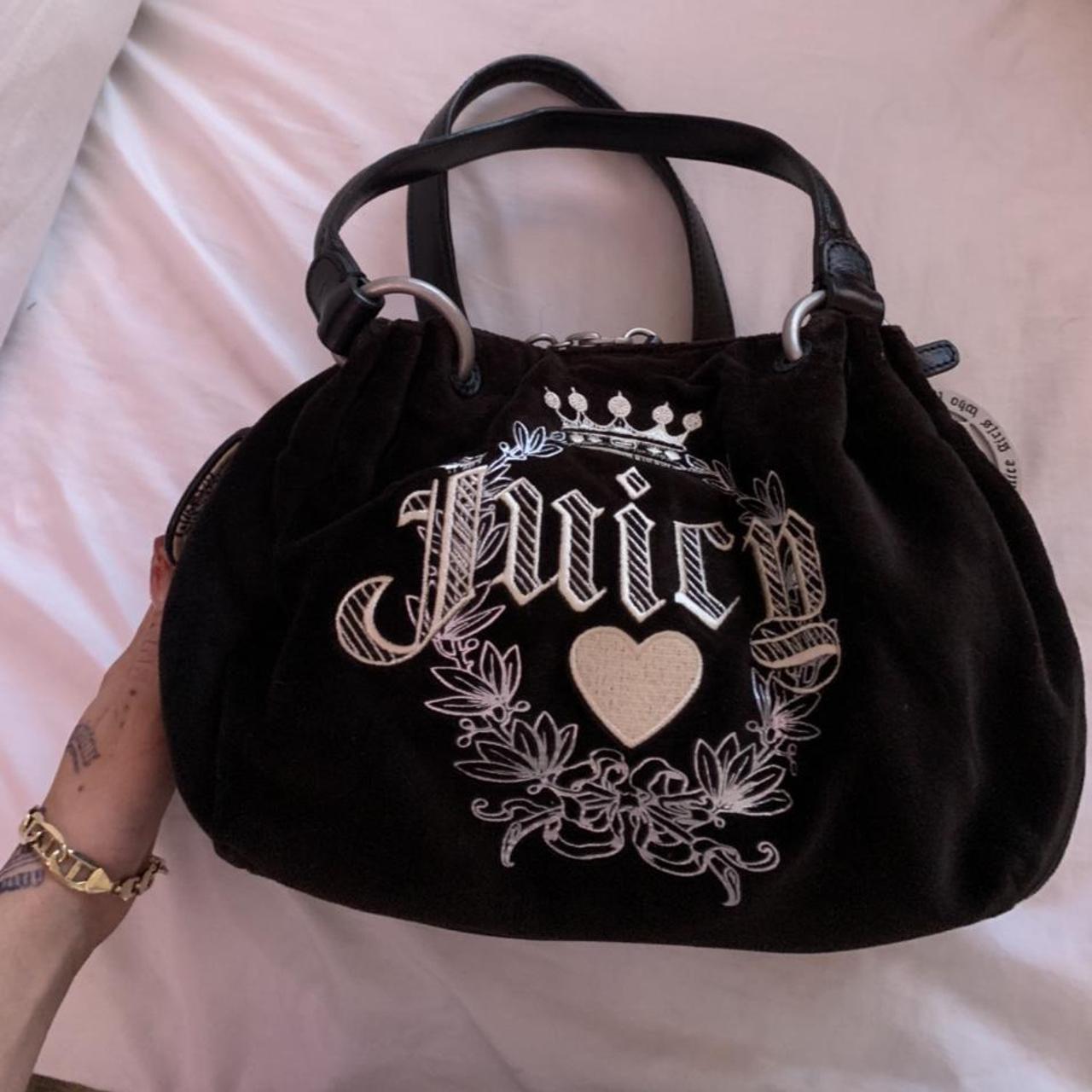Y2K vintage Juicy couture Black Shoulder bag . Dm | Depop