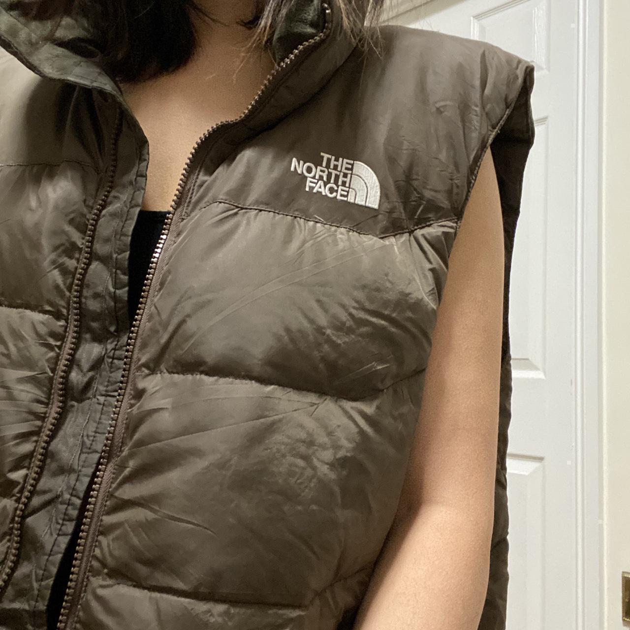 brown north face depop