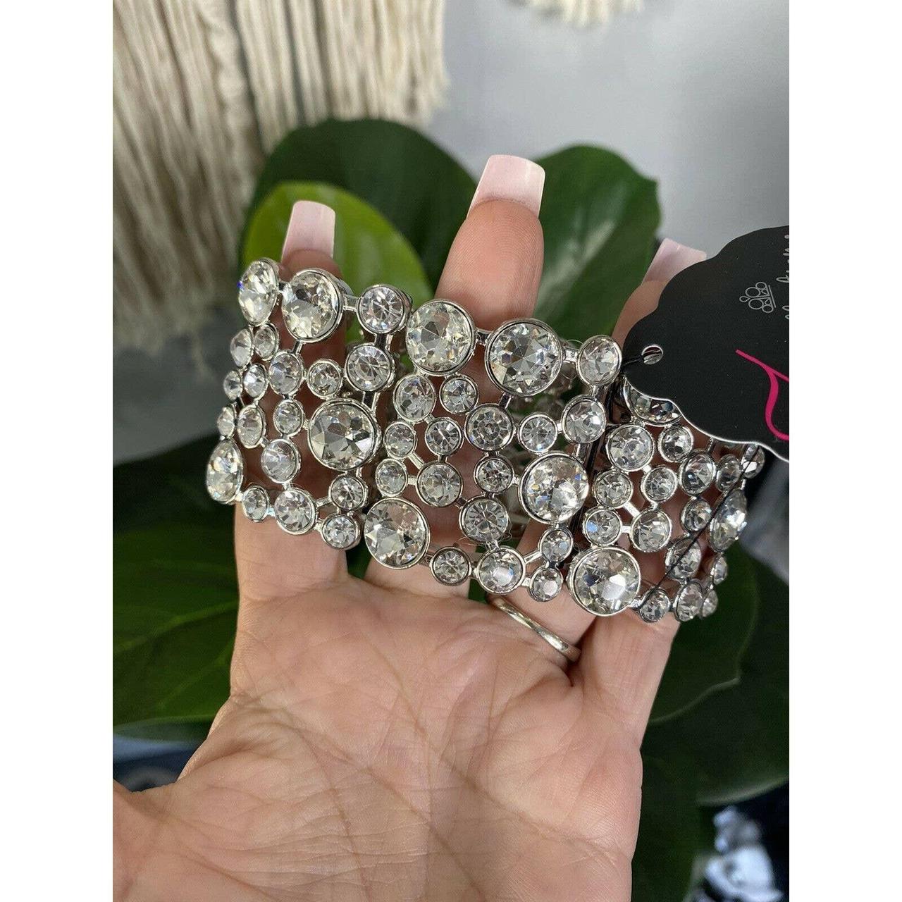 Great party bracelet! Big BLING stretch bracelet of - Depop