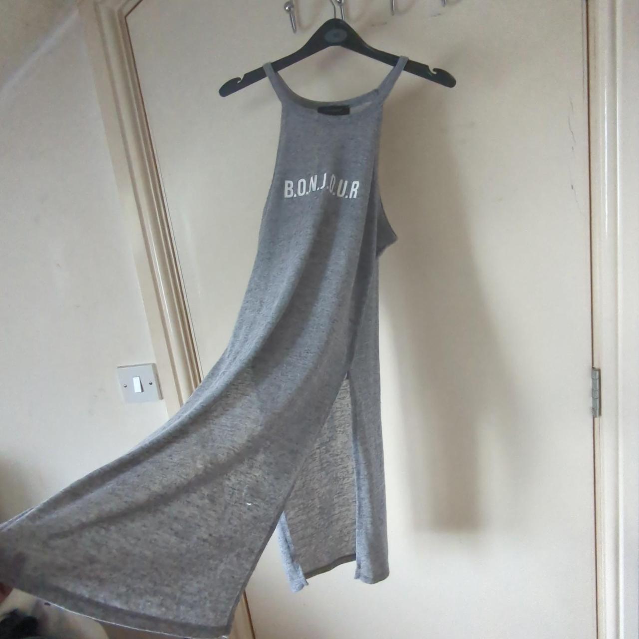 Primark Women's Grey Vest Depop