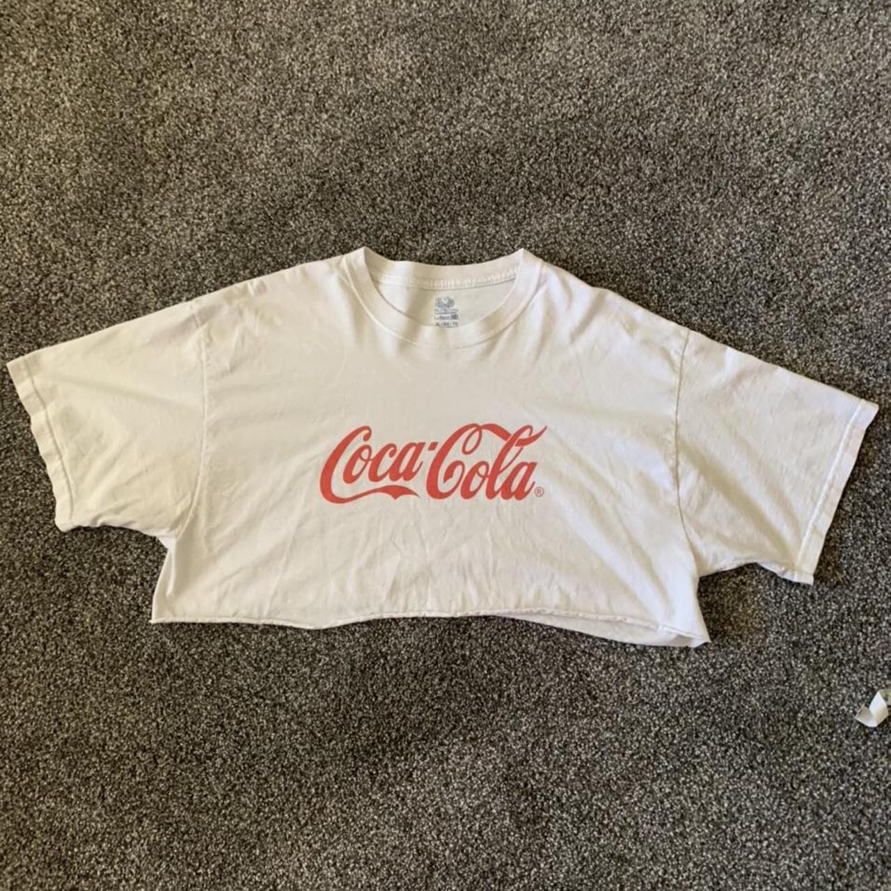 Coca-Cola Women's Crop-top | Depop