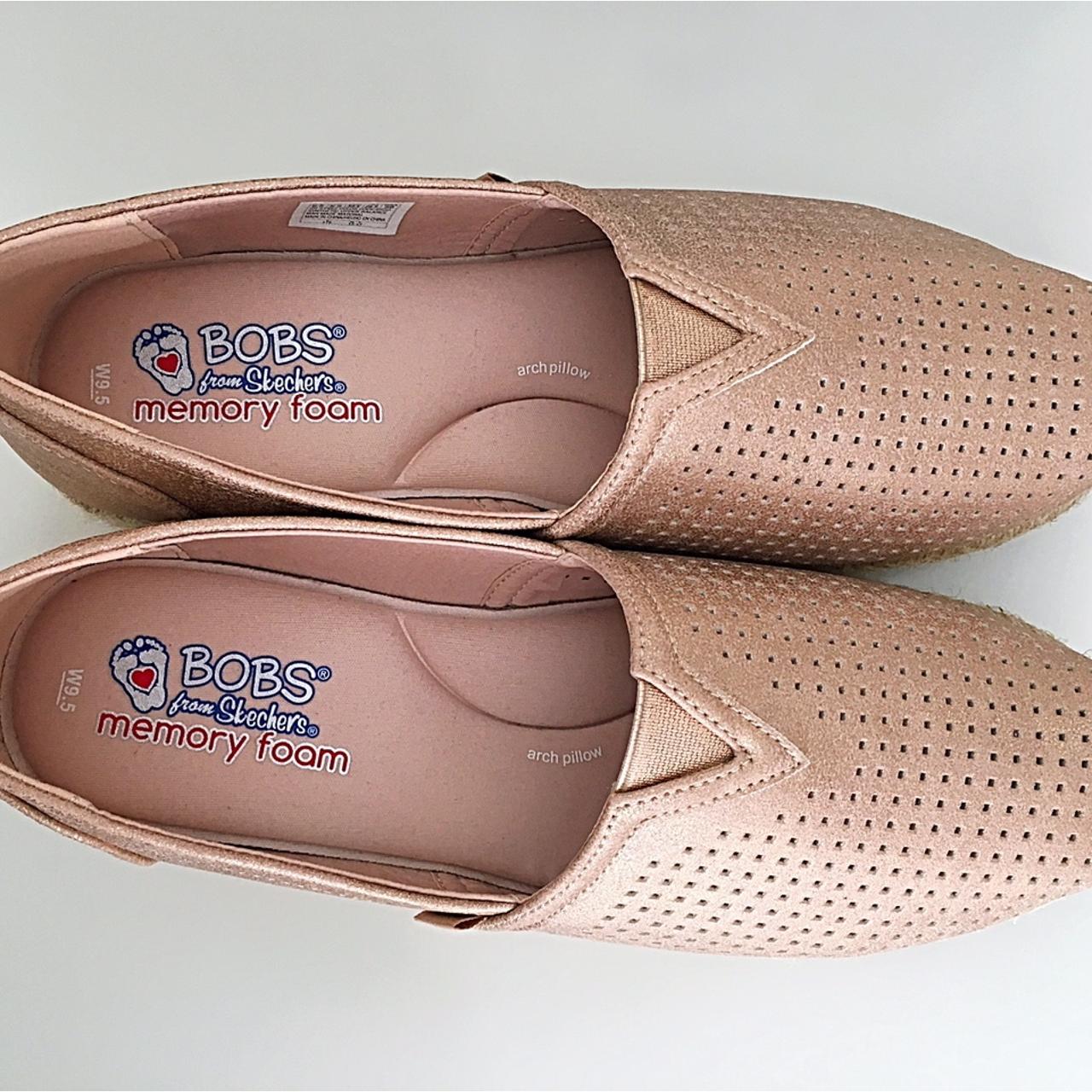 Memory Foam Bobs Rose Gold Shoes Bobs From Skechers Women Rose
