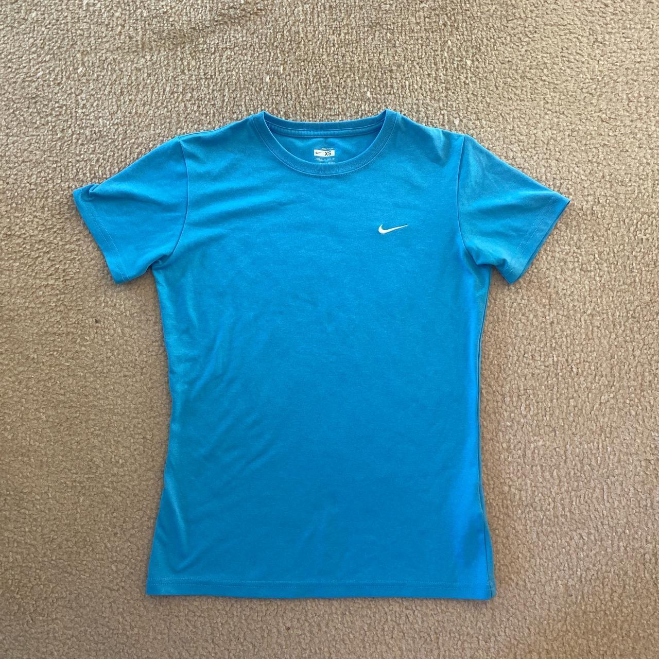 womens nike blue shirt