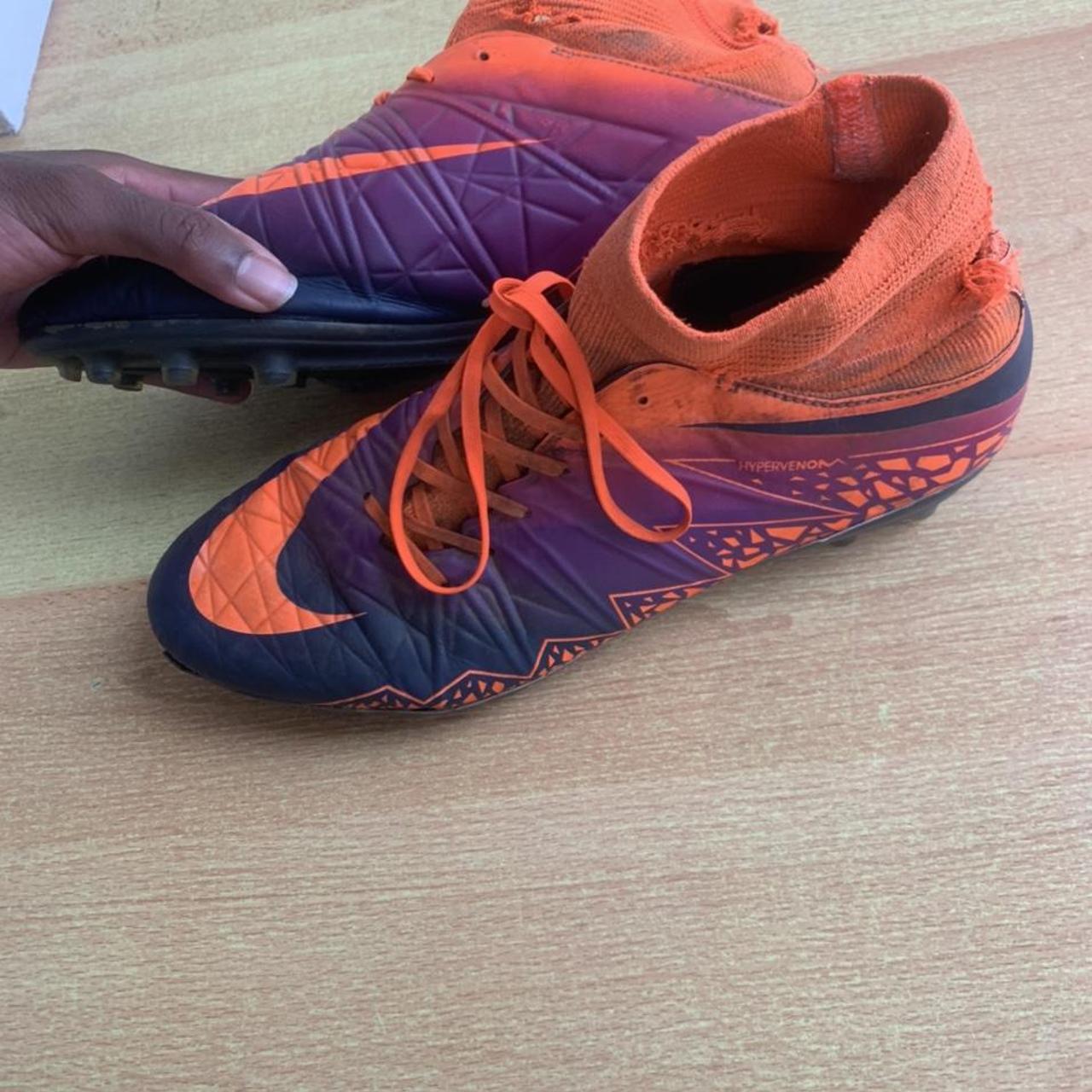 Nike hypervenom sock boots uk size 8.5 in good... Depop