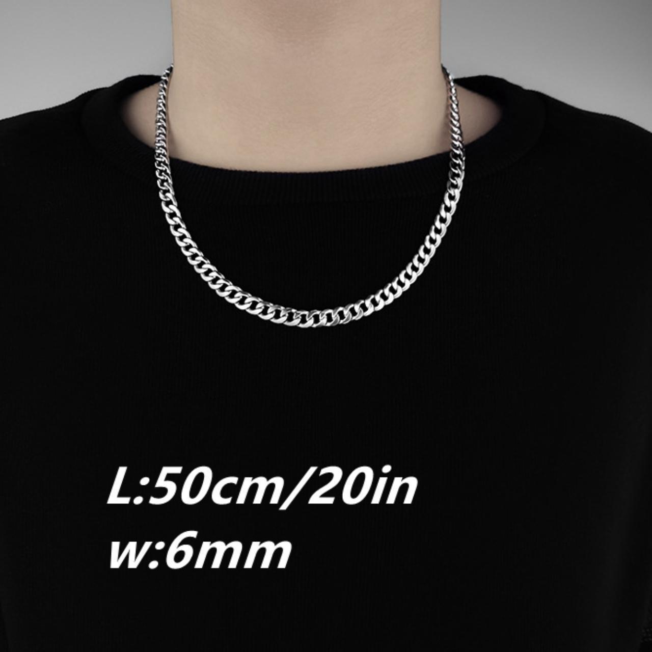 Cuban Chain Necklace Fashion Unisex Punk Men’s... Depop