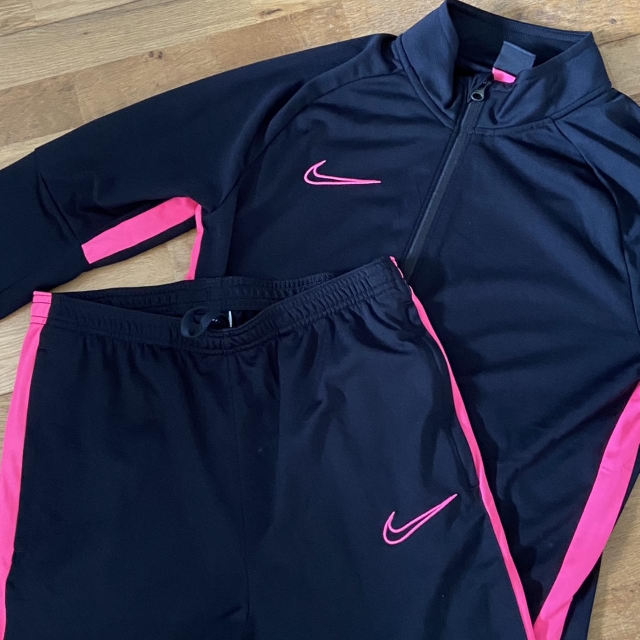 Nike academy tracksuit pink hotsell