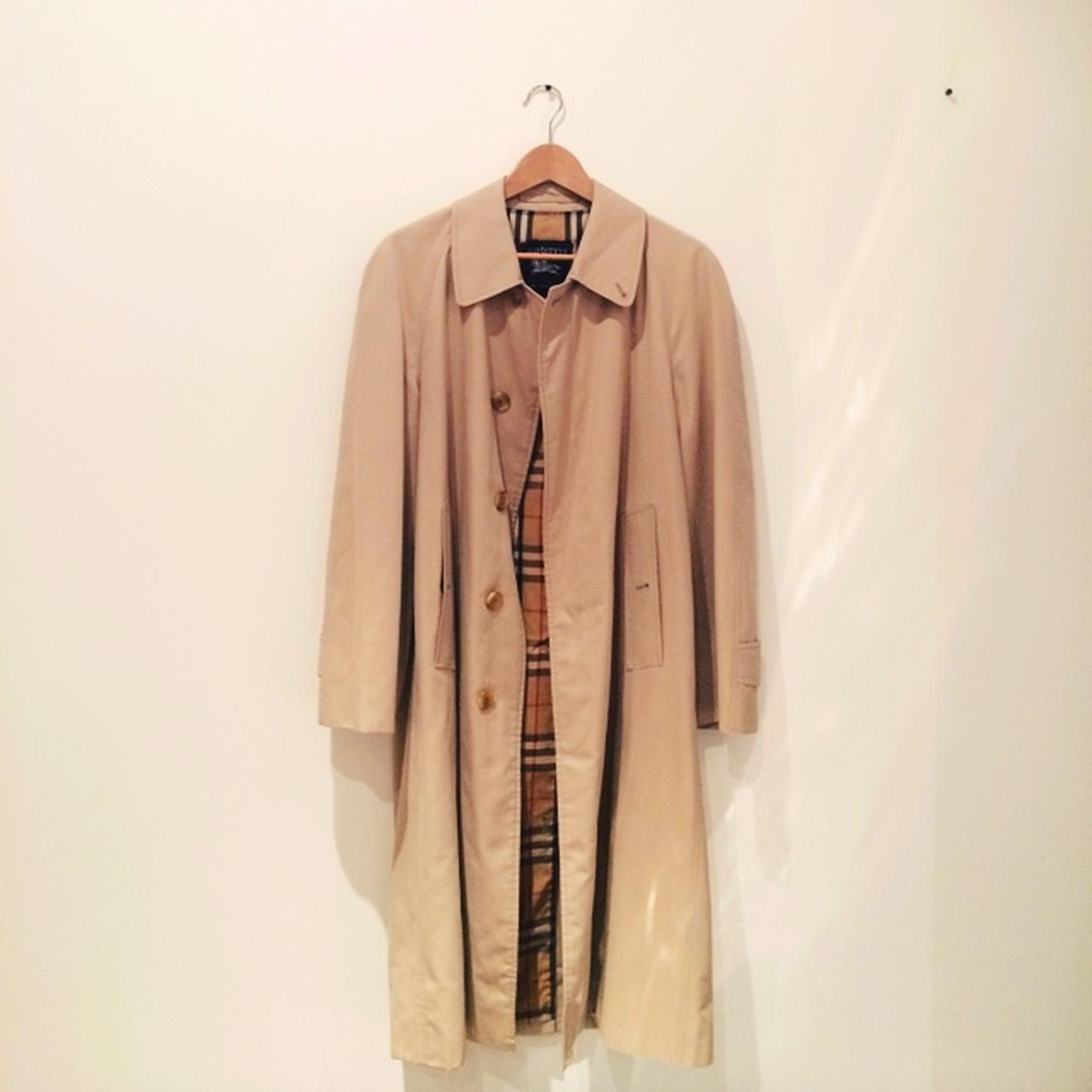 1990s men's #Burberry beige trench coat. Fits like... - Depop