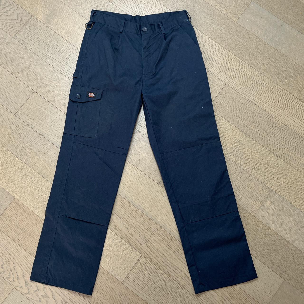 Dickies navy workwear trousers 408 waist 33... Depop