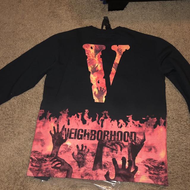 Brand New Vlone x Neighborhood crewneck in black.... - Depop