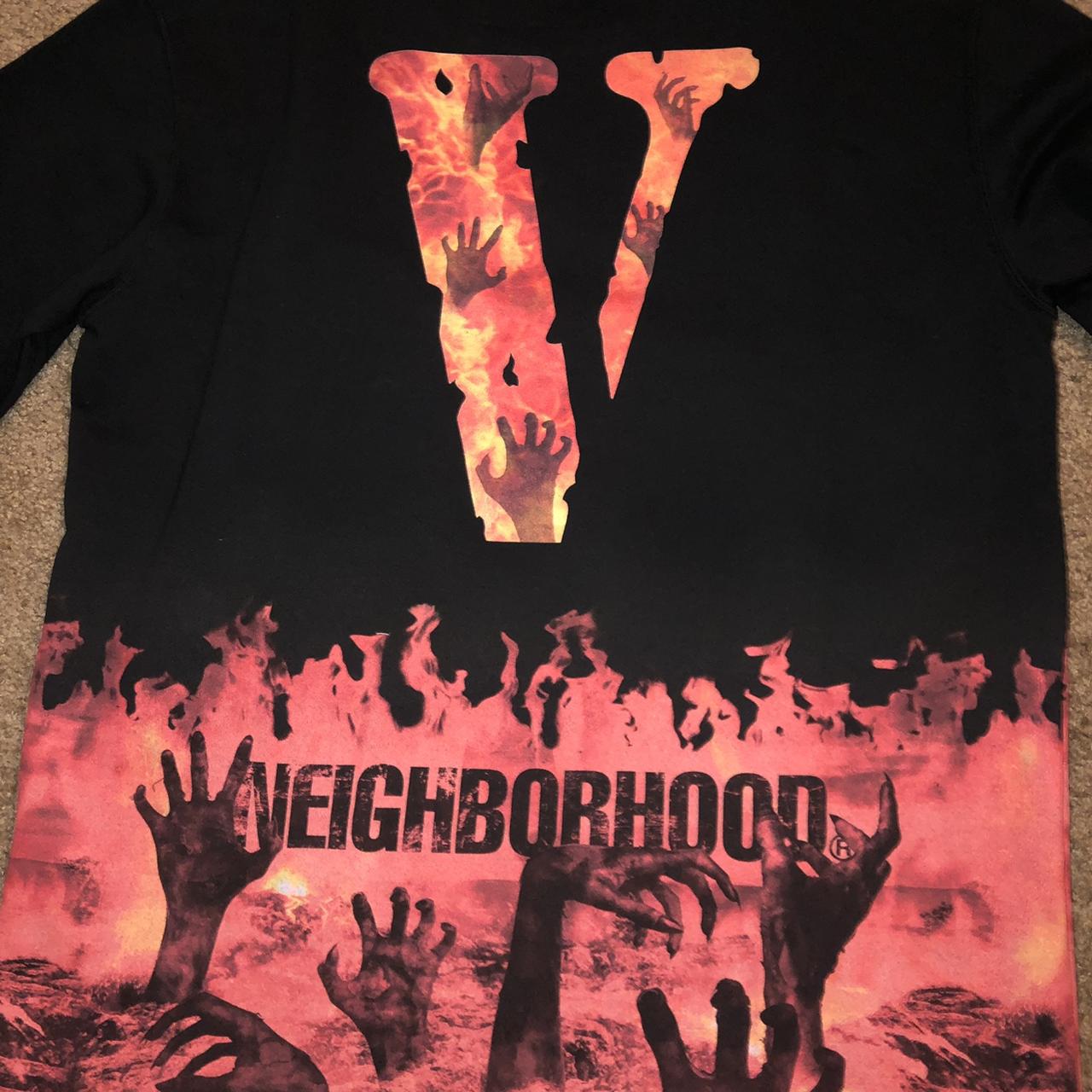 Brand New Vlone x Neighborhood crewneck in black....