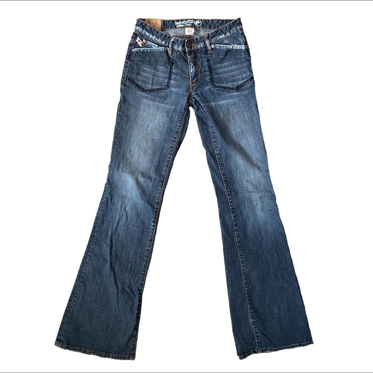 Y2K dark blue denim Parasuco jeans. Low/mid waist... - Depop