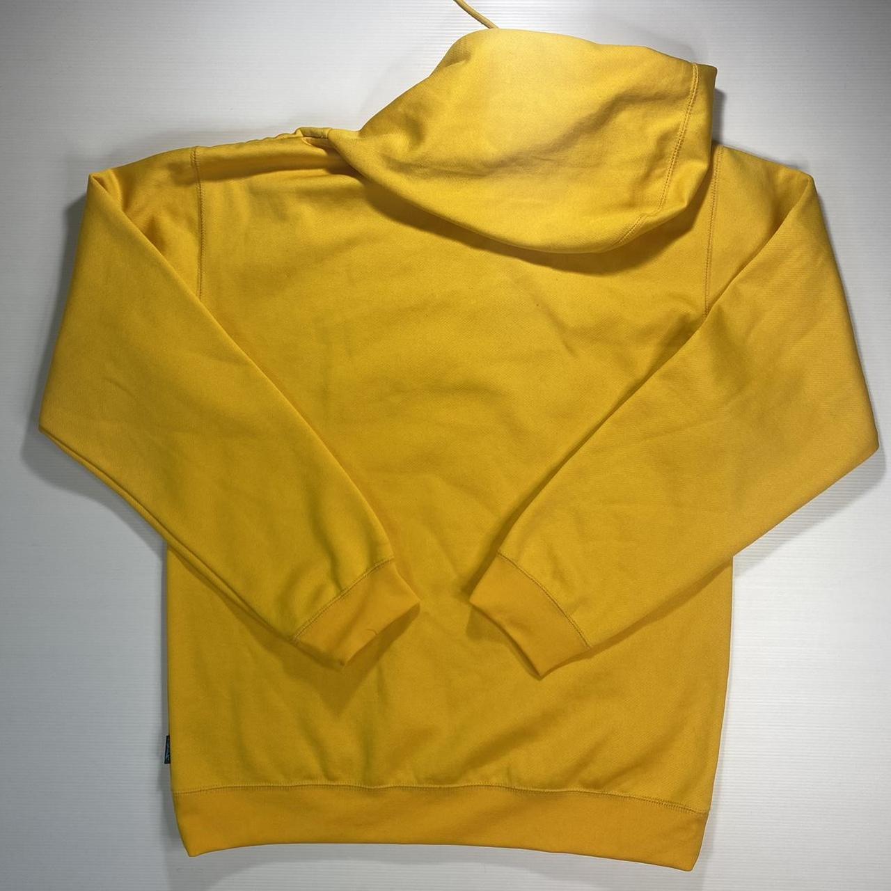 Women's Black and Yellow Hoodie | Depop