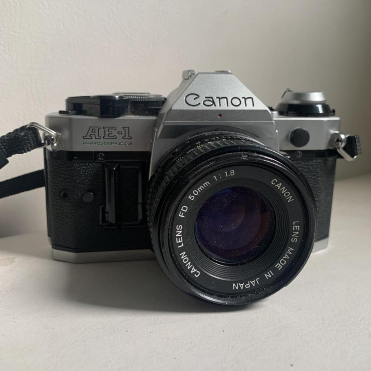 CANON AE-1 PROGRAM 35MM SLR CAMERA WITH 50MM LENS... - Depop