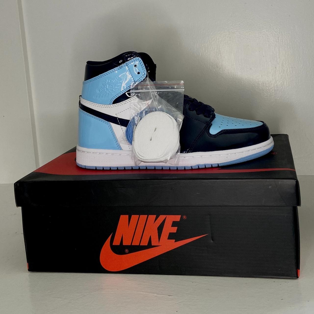 Jordan 1 hotsell patent blue chill