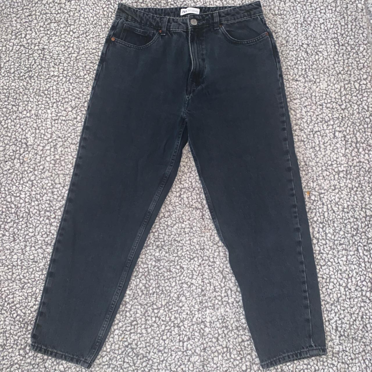 Zara mom jeans Ultimate 80s Zara mom jeans High... - Depop