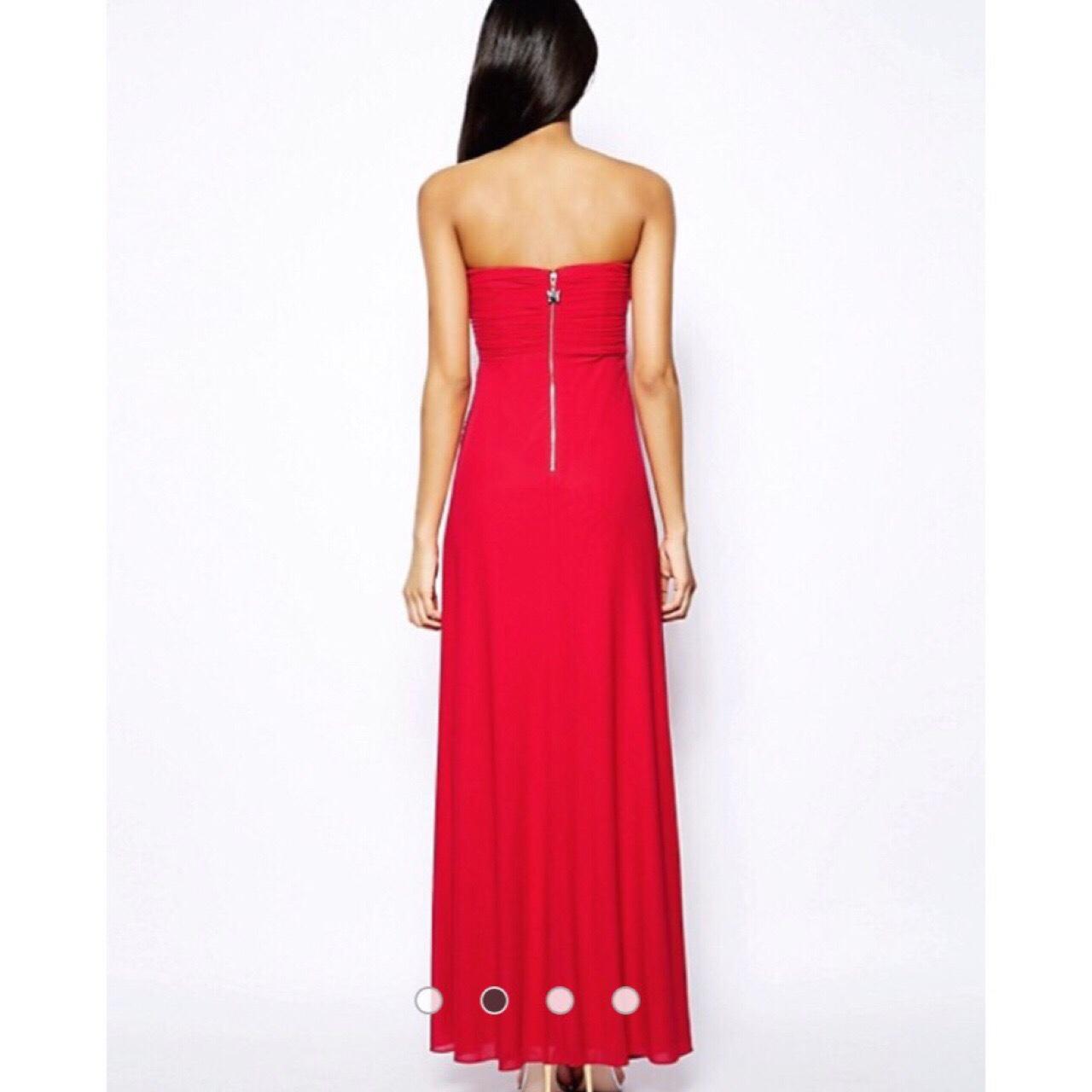 Lipsy bandeau maxi clearance dress