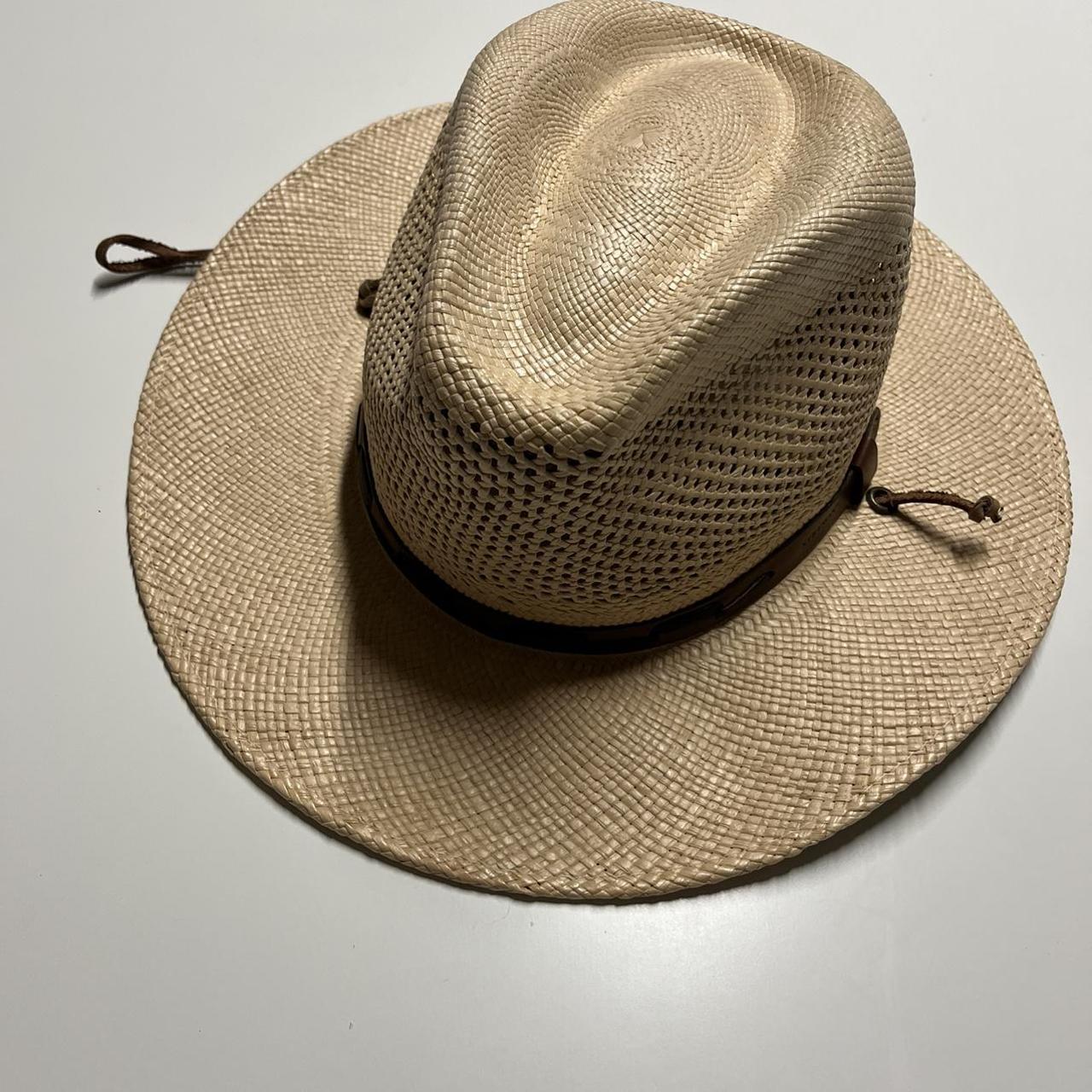 Stetson Men's Cream Hat Depop