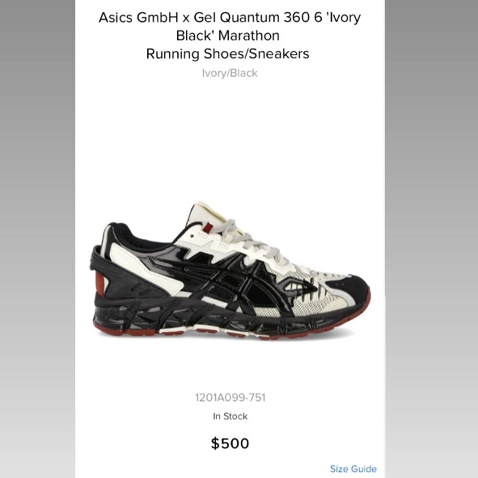 Asics GmbH x Gel Quantum 360 6 'Ivory Black'... - Depop