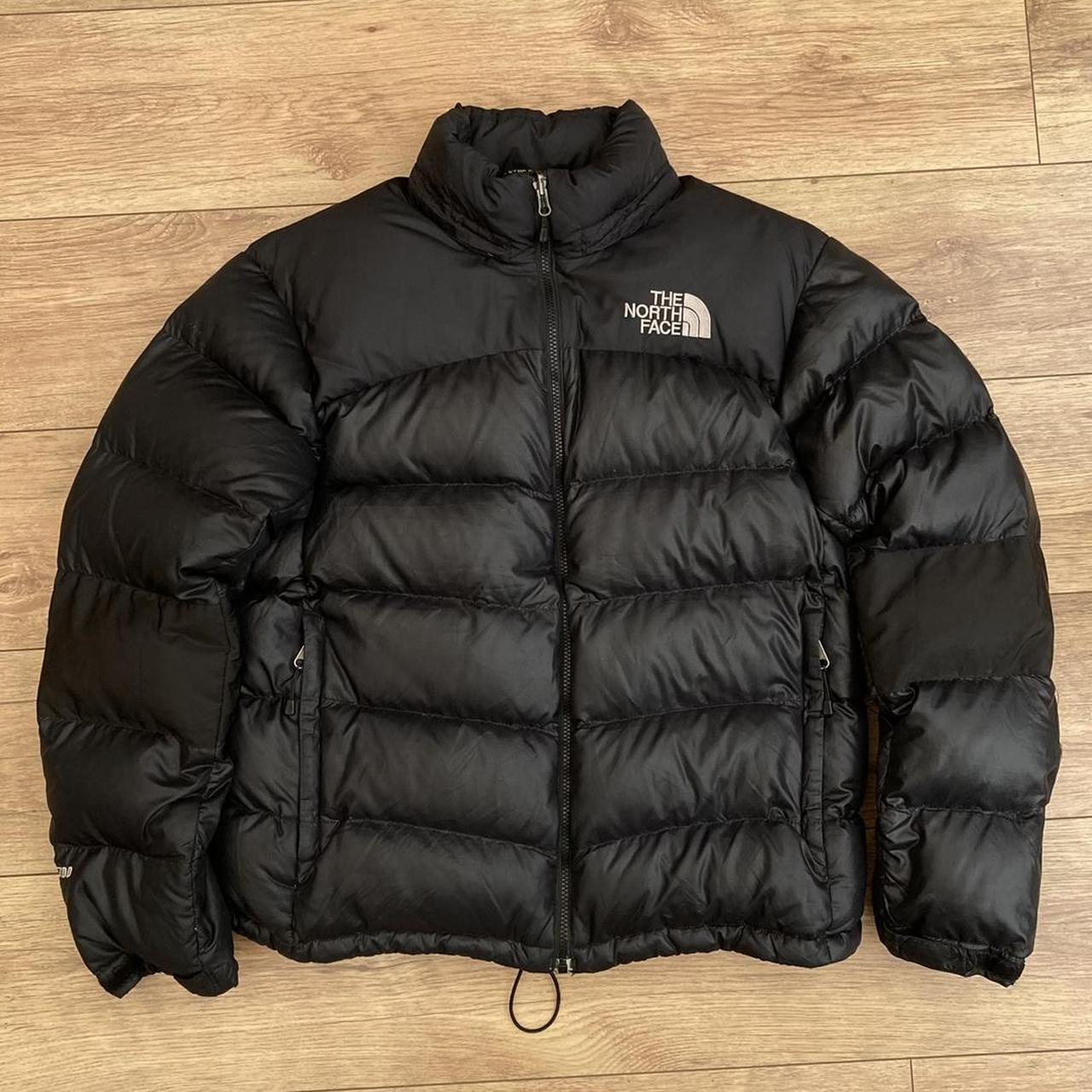 north face glossy puffer