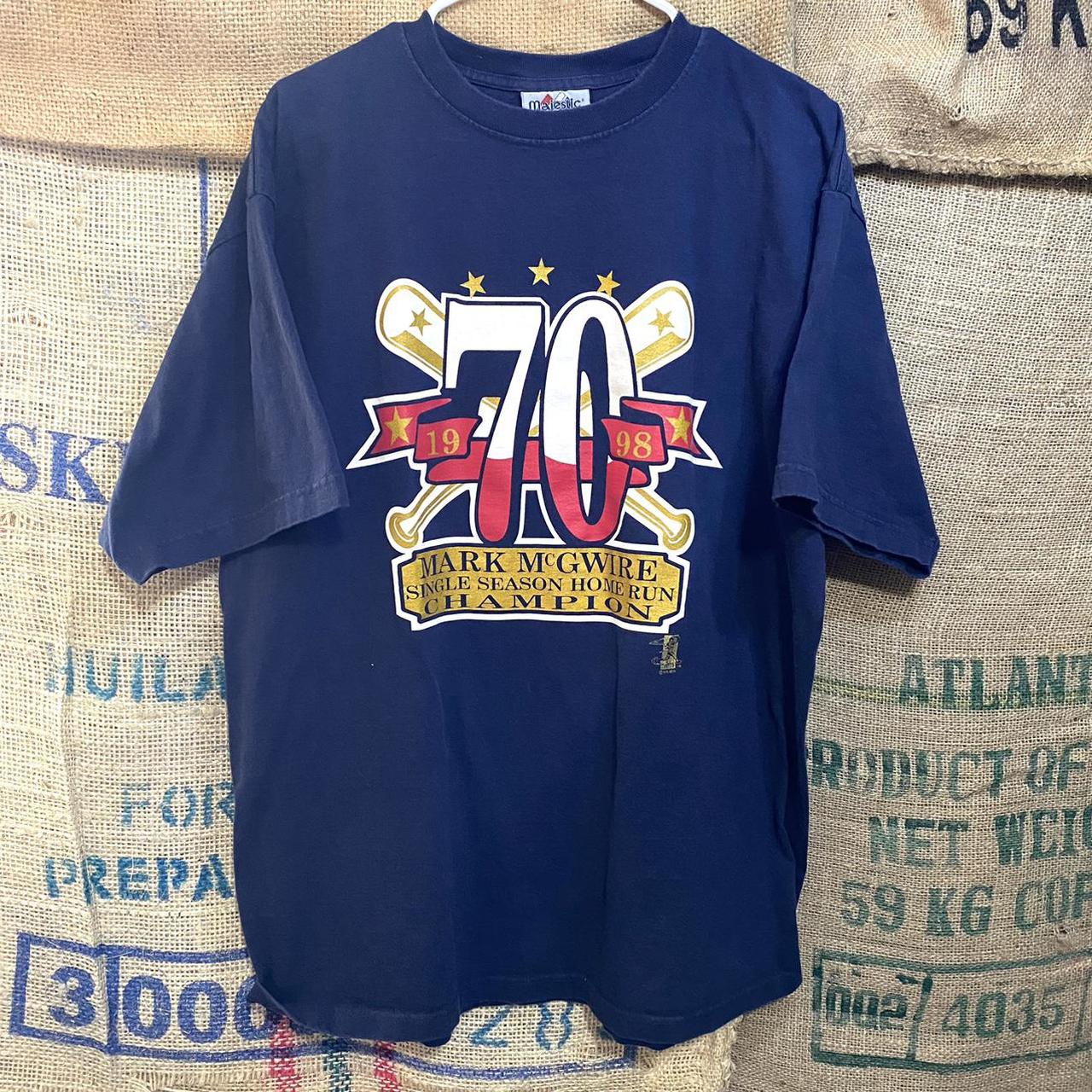 Vintage 1998 Mark Mcgwire Home Run Tour T-Shirt in - Depop