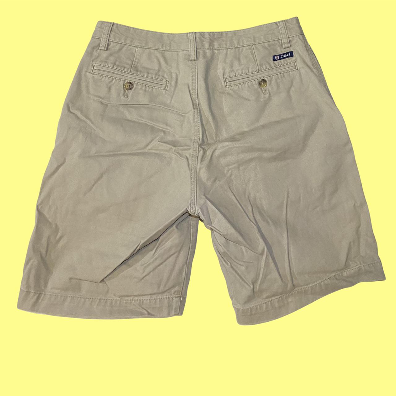 🔥🩳 Mens CHAPS Brand Tan Flat Pressed Chino Khaki... Depop