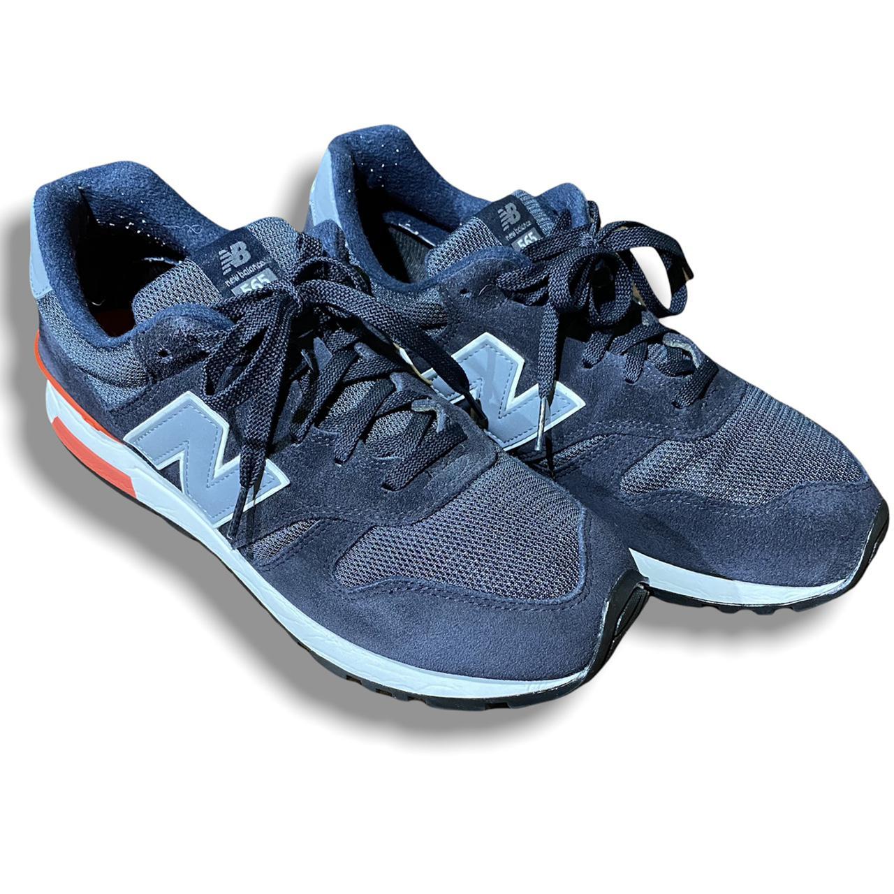 new balance 565 navy red