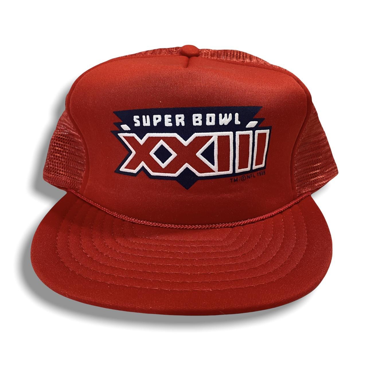 Super Bowl XXIII 1988 Snapback Hat Vintage 80s Trucker 