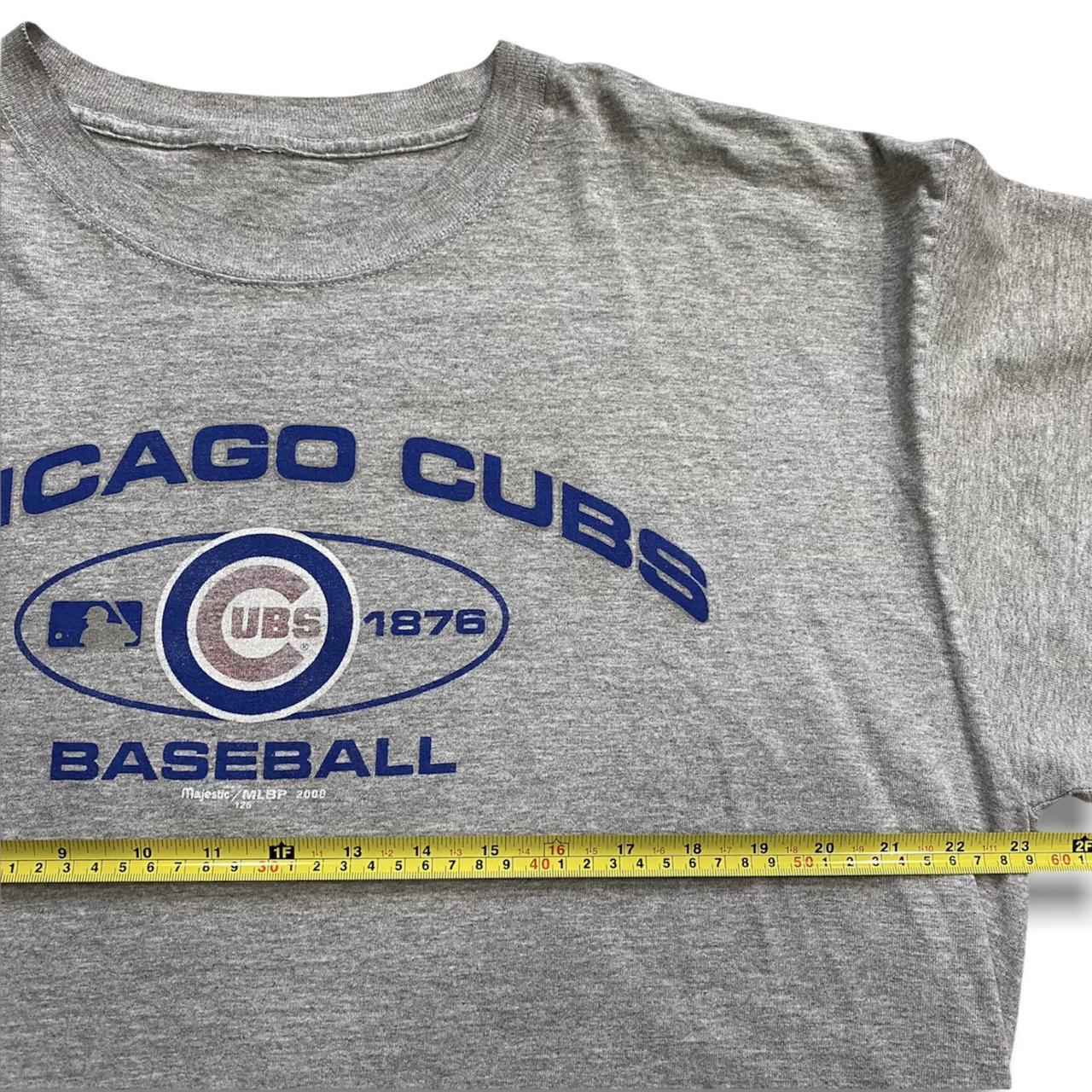 Vintage y2k 2002 chicago cubs shirt Majestic size - Depop