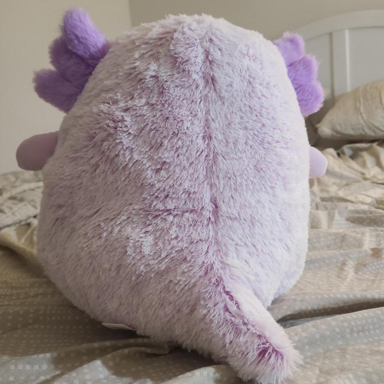 12” Monica the fuzzy axolotl squishmallow BNWT.... - Depop