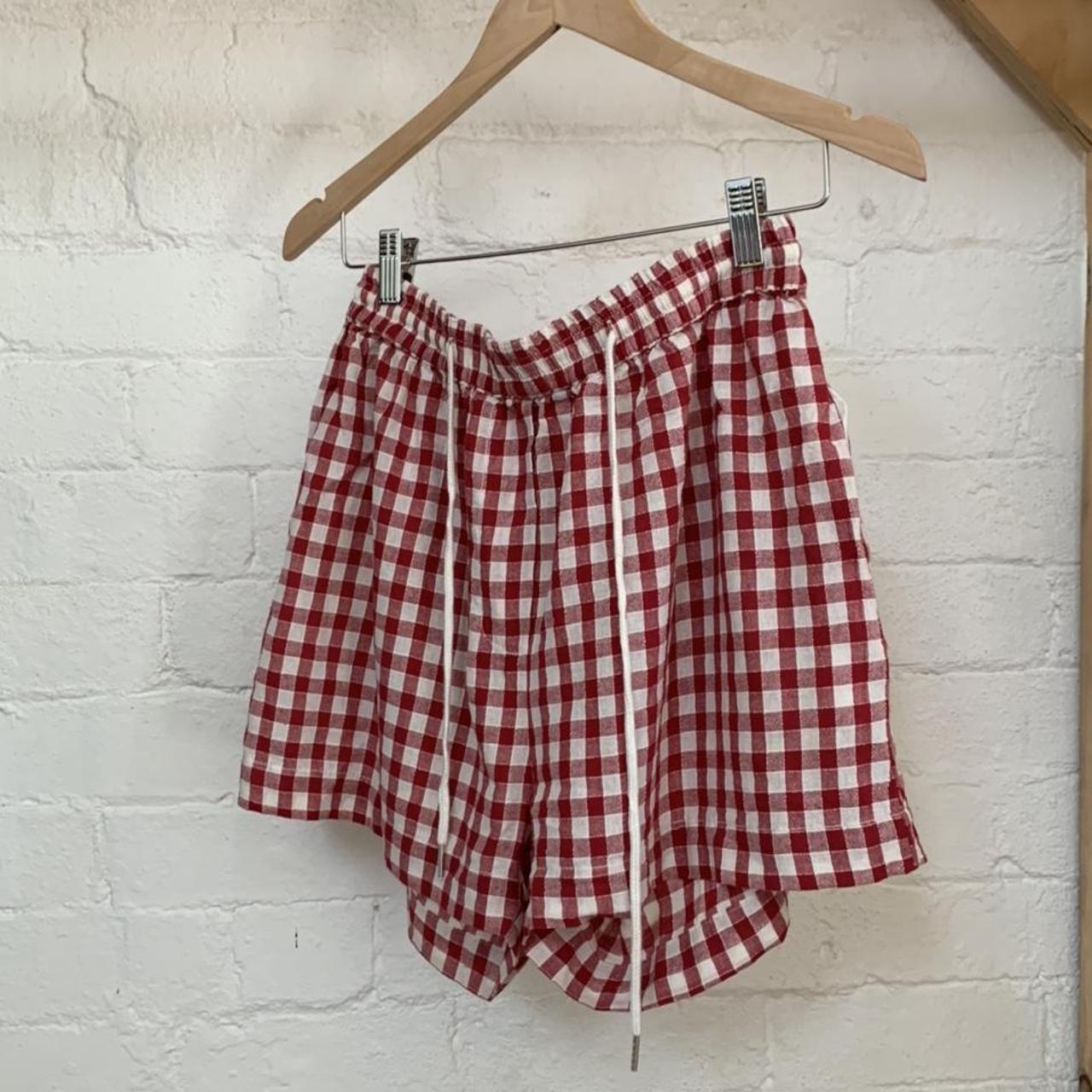 Lee Mathews Gingham Shorts Size 2 Perfect Condition Depop