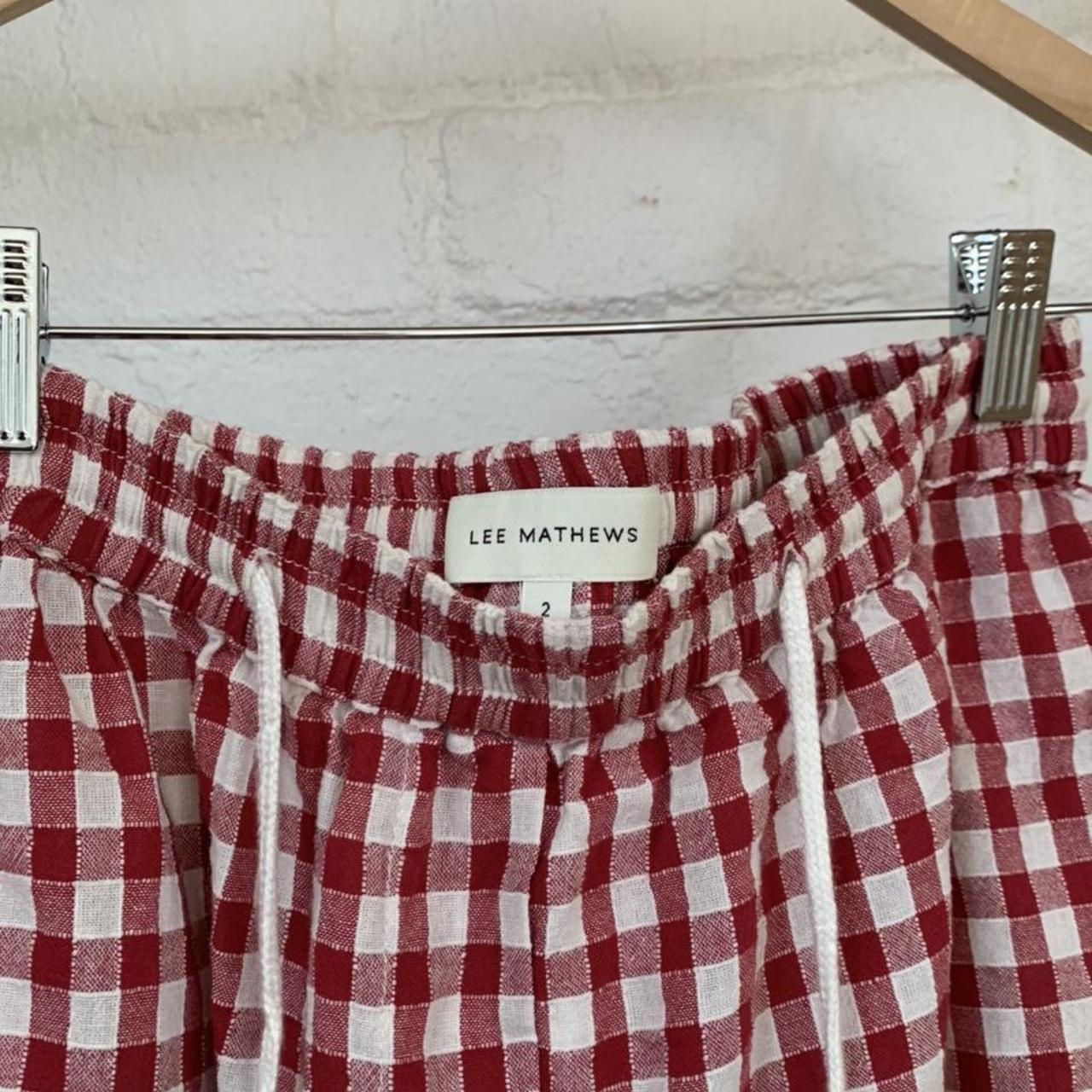 Lee Mathews Gingham Shorts Size 2 Perfect Condition Depop