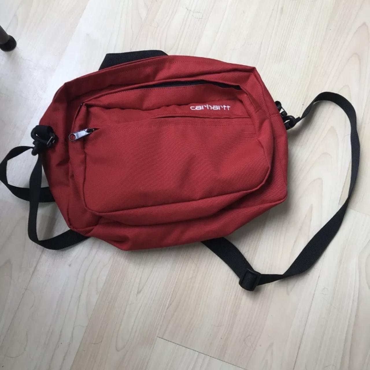 CARHARTT RED WIP PEYTON SHOULDER POUCH Bag from Japan '343 Nylon