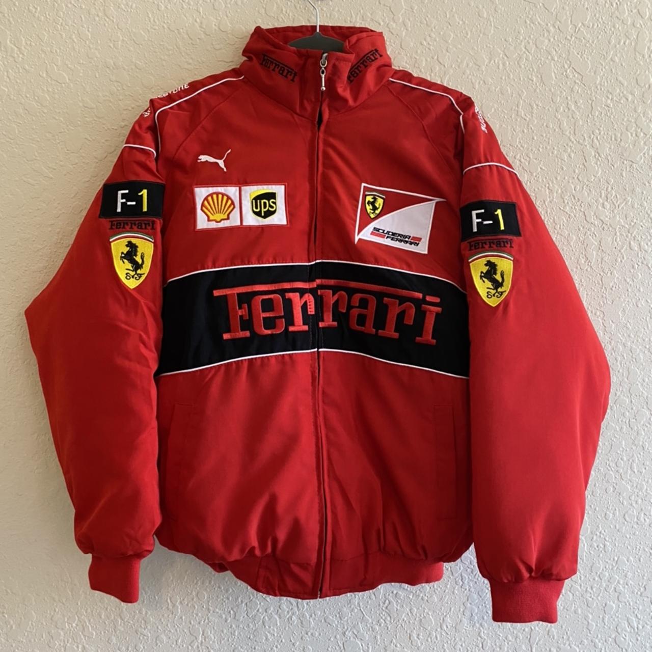 Ferrari Nascar Jacket , Racing Jacket Vintage All... - Depop