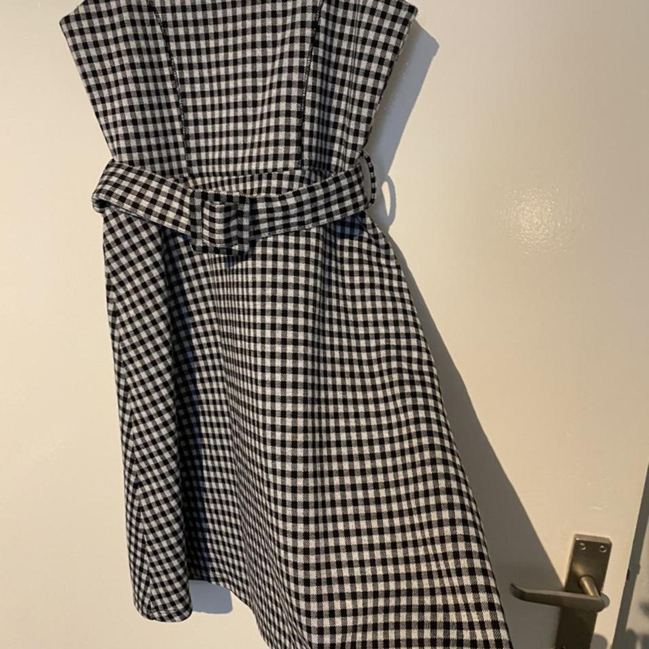 topshop dogtooth dress