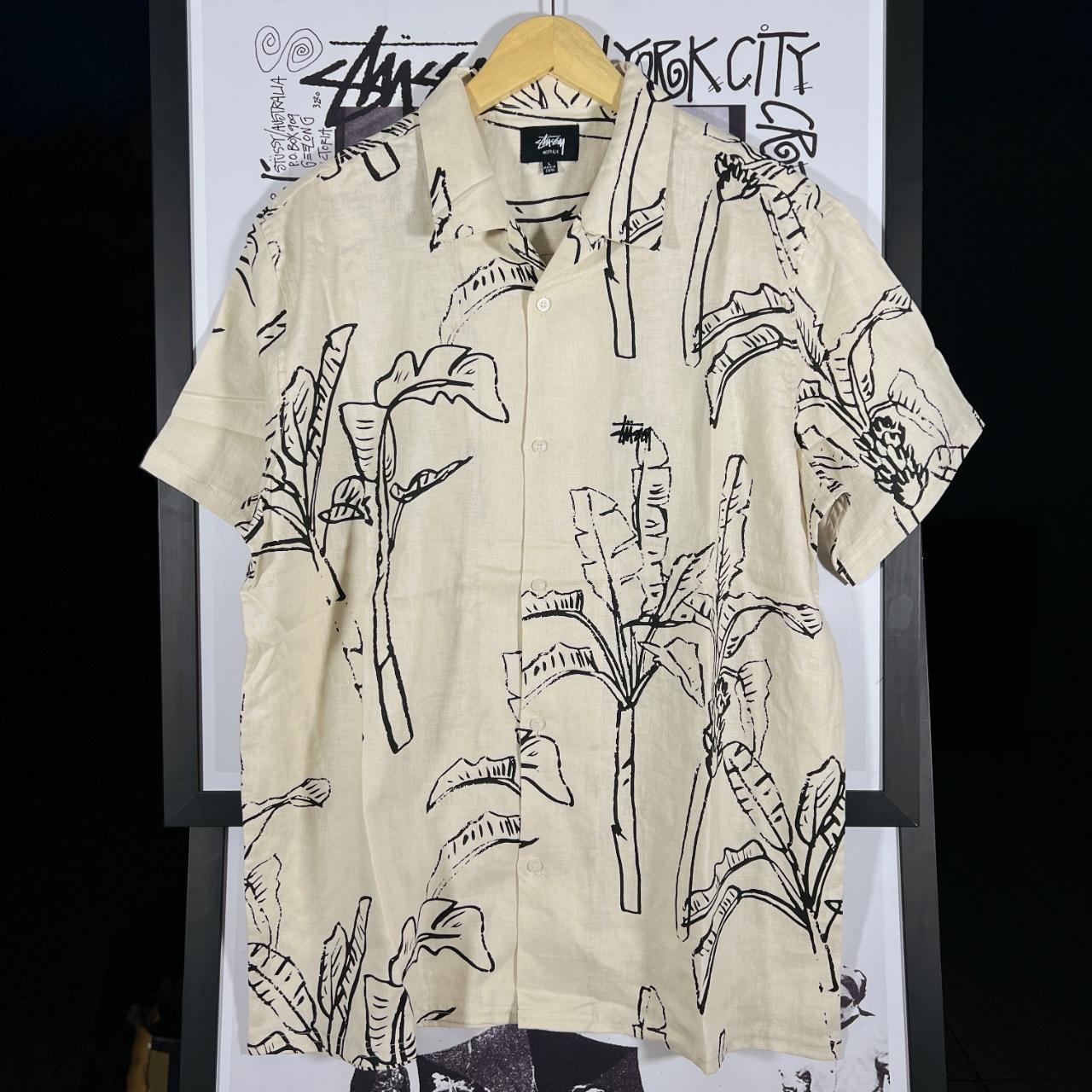 Stüssy Bob Marley Open Collar Shirt Features... - Depop