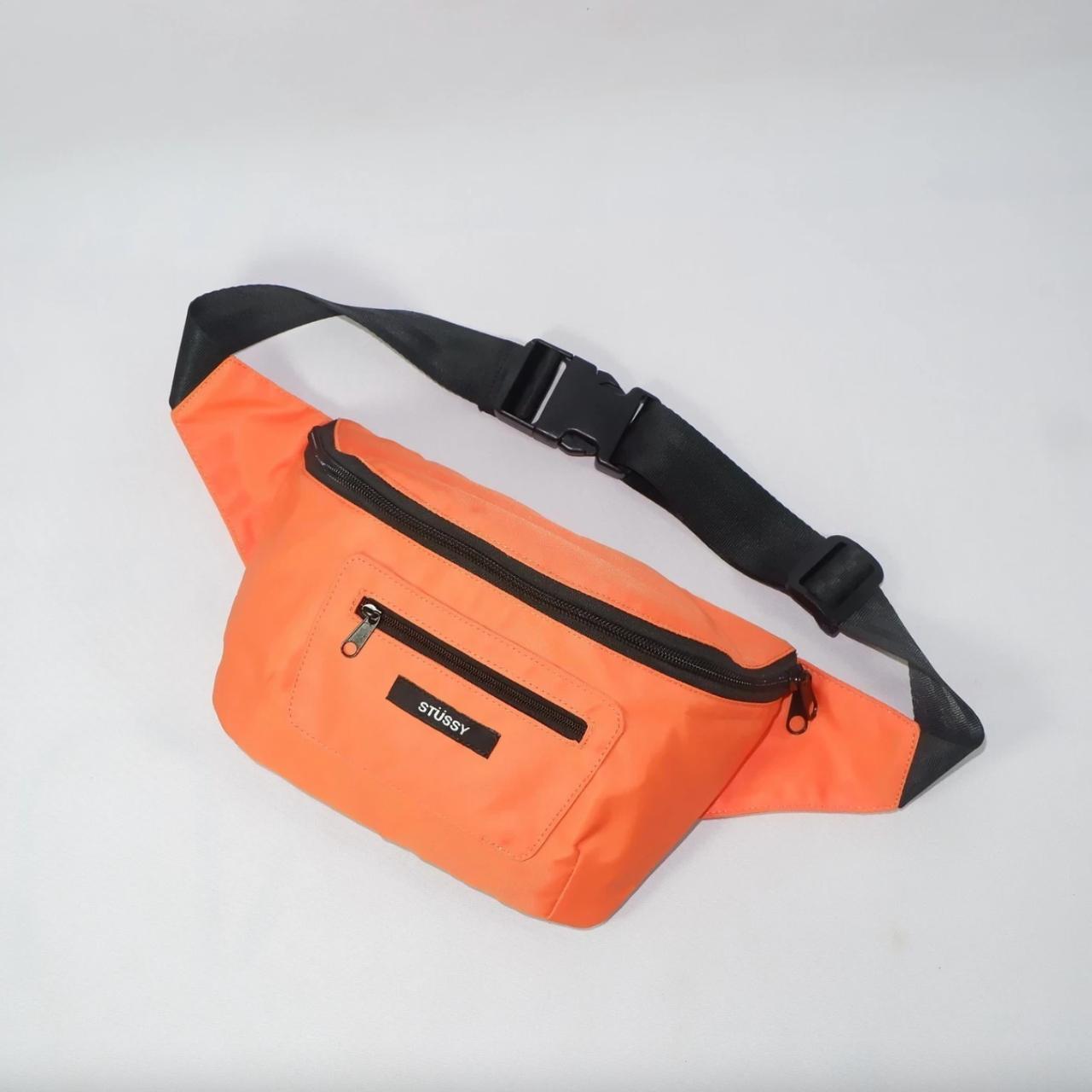 STUSSY FANNY PACK WAIST BAG - ORANGE HARD TO FIND... - Depop