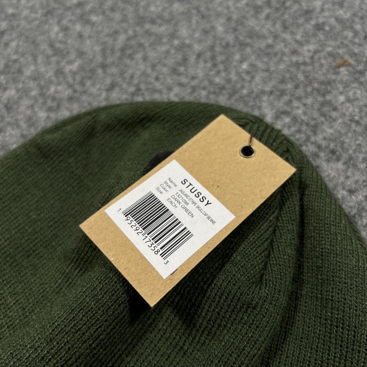 STUSSY JAQUARD STRIPE SKULLCAP BEANIE HAT IN...